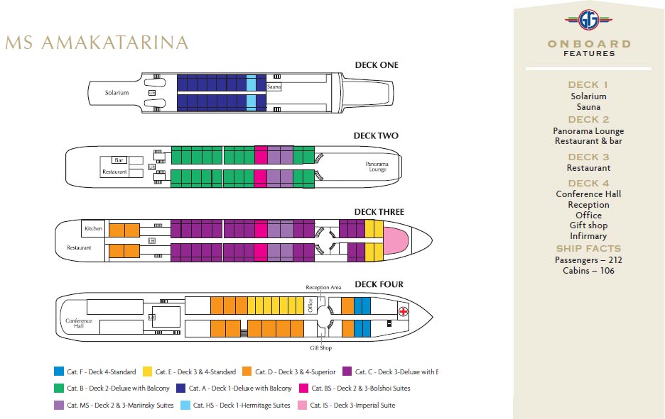 Amakatarina deck plan
